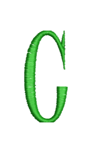 Lower Case Hand Stitch C