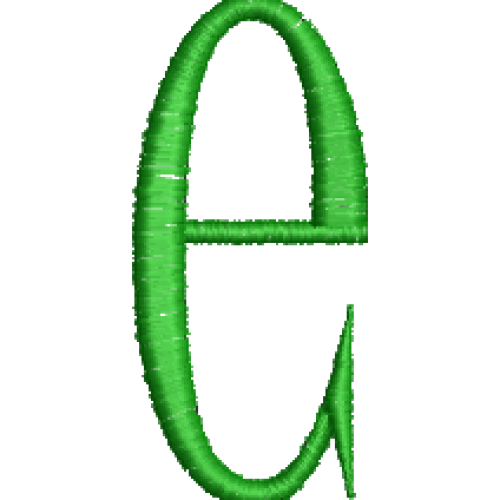 Lower Case Hand Stitch E