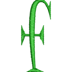 Lower Case Hand Stitch F