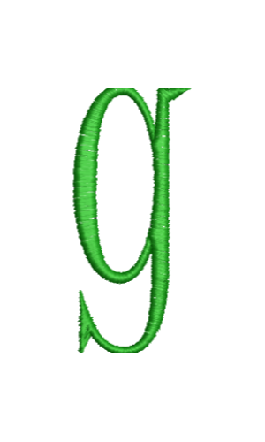 Lower Case Hand Stitch G