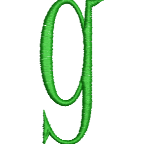 Lower Case Hand Stitch G