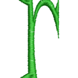 Lower Case Hand Stitch R