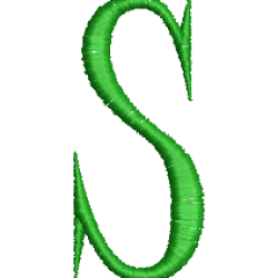 Lower Case Hand Stitch S