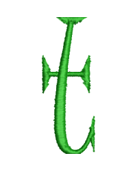 Lower Case Hand Stitch T