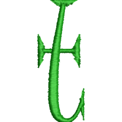 Lower Case Hand Stitch T