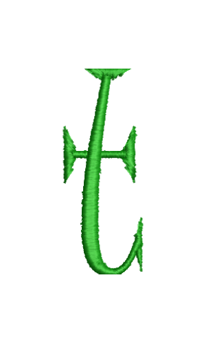 Lower Case Hand Stitch T