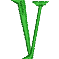 Lower Case Hand Stitch V