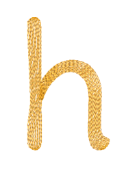 Lower Case Hawaiian H