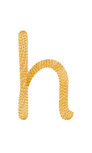 Lower Case Hawaiian H