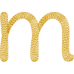 Lower Case Hawaiian M