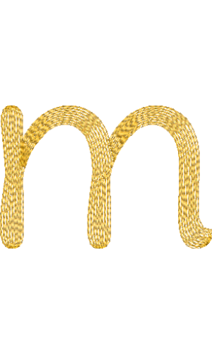 Lower Case Hawaiian M