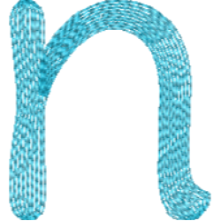 Lower Case Hawaiian N