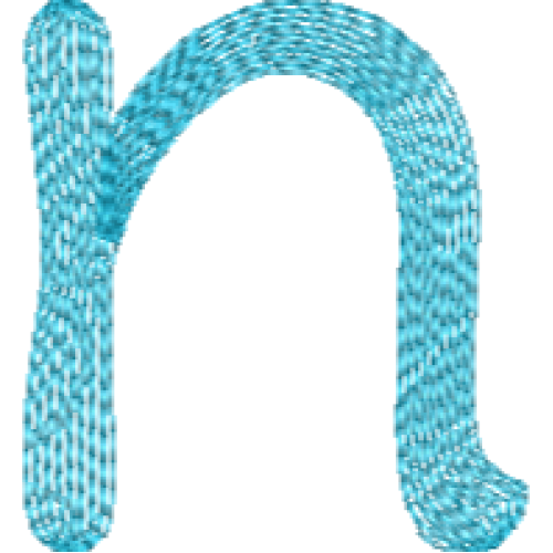 Lower Case Hawaiian N