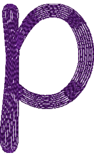 Lower Case Hawaiian P