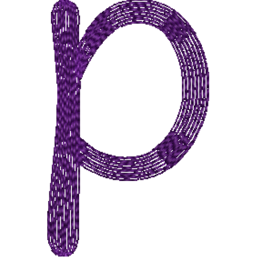 Lower Case Hawaiian P