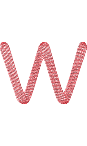Lower Case Hawaiian W
