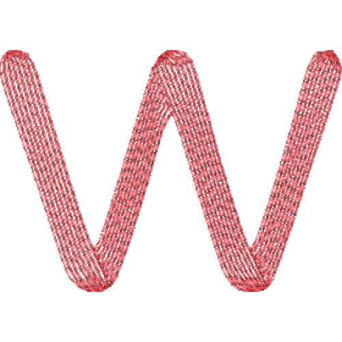 Lower Case Hawaiian W