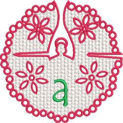 Lower Case Lace Angel A