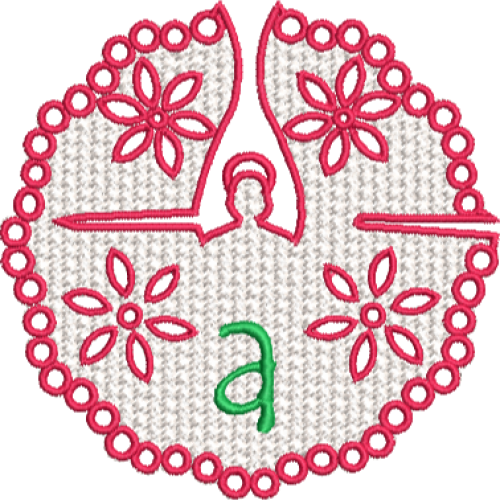 Lower Case Lace Angel A