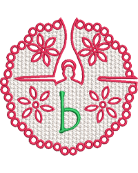 Lower Case Lace Angel B