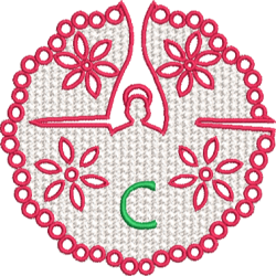 Lower Case Lace Angel C