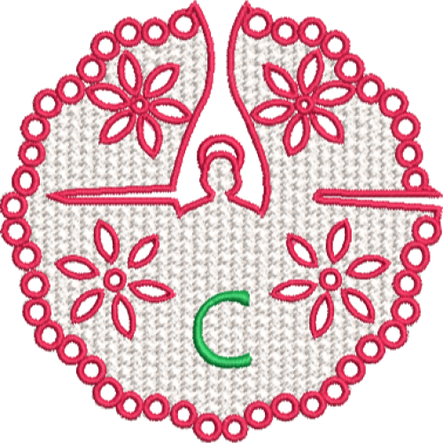 Lower Case Lace Angel C