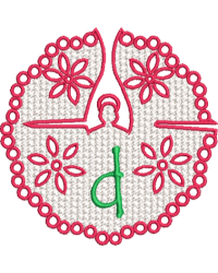 Lower Case Lace Angel D