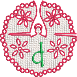 Lower Case Lace Angel D