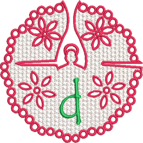 Lower Case Lace Angel D