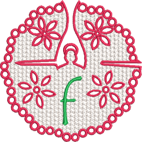 Lower Case Lace Angel F