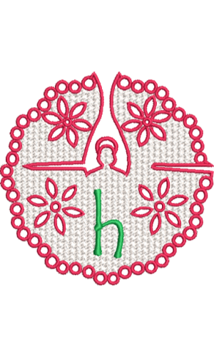 Lower Case Lace Angel H