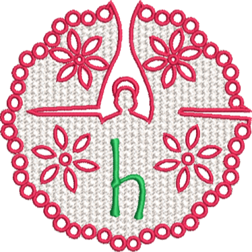 Lower Case Lace Angel H