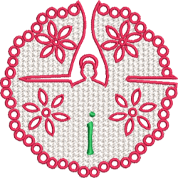Lower Case Lace Angel I