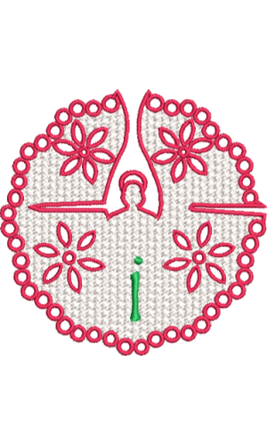 Lower Case Lace Angel I