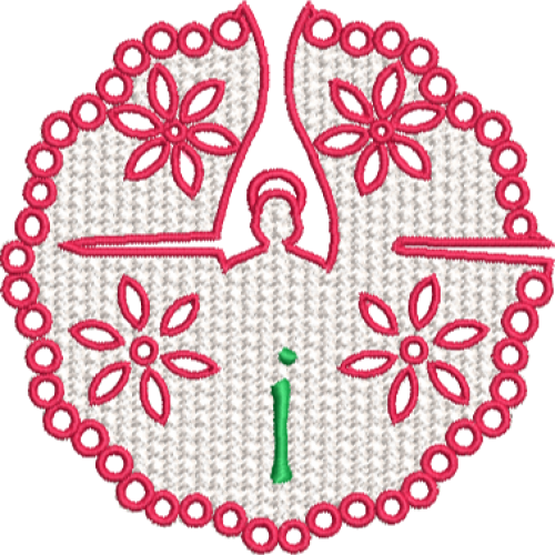 Lower Case Lace Angel I