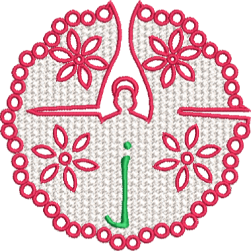 Lower Case Lace Angel J