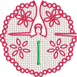 Lower Case Lace Angel L