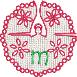 Lower Case Lace Angel M