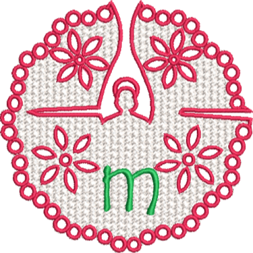 Lower Case Lace Angel M