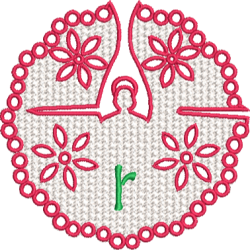 Lower Case Lace Angel R