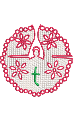 Lower Case Lace Angel T