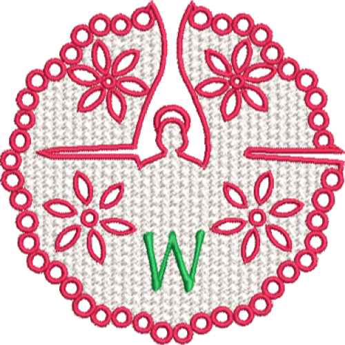 Lower Case Lace Angel W