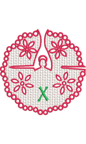 Lower Case Lace Angel X