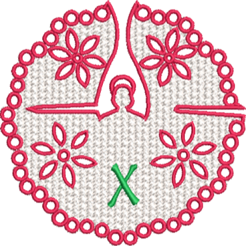 Lower Case Lace Angel X