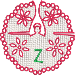 Lower Case Lace Angel Z