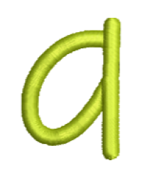 Lower Case Sweet Font A
