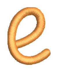 Lower Case Sweet Font E