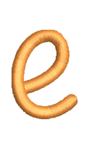 Lower Case Sweet Font E
