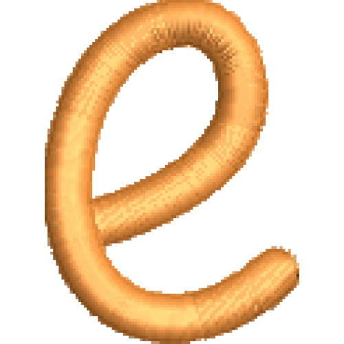 Lower Case Sweet Font E