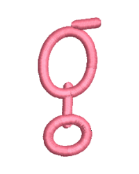 Lower Case Sweet Font G